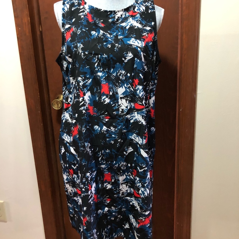 Halogen sleeveless shift dress